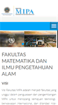 Mobile Screenshot of fmipa.uad.ac.id