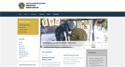 Desktop Screenshot of fe.uad.ac.id