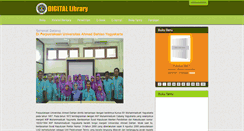 Desktop Screenshot of digilib.uad.ac.id