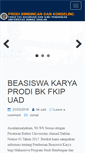 Mobile Screenshot of bk.uad.ac.id
