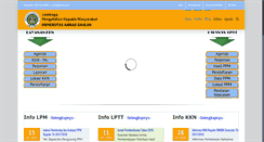 Desktop Screenshot of lpm.uad.ac.id