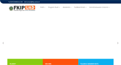 Desktop Screenshot of fkip.uad.ac.id
