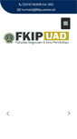 Mobile Screenshot of fkip.uad.ac.id